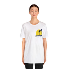 Load image into Gallery viewer, Unisex Tee: DH Palms Sunset_Front & Back Print