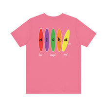 Load image into Gallery viewer, Unisex Tee: Aloha Boards_Back Print