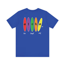 Load image into Gallery viewer, Unisex Tee: Aloha Boards_Back Print