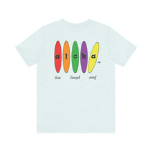 Load image into Gallery viewer, Unisex Tee: Aloha Boards_Back Print