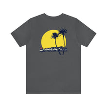 Load image into Gallery viewer, Unisex Tee: DH Palms Sunset_Front & Back Print
