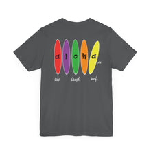 Load image into Gallery viewer, Unisex Tee: Aloha Boards_Back Print