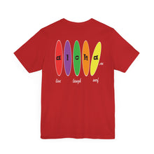 Load image into Gallery viewer, Unisex Tee: Aloha Boards_Back Print