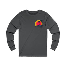 Load image into Gallery viewer, Unisex Long Sleeve Tee: DH Palms Triple Sunset_Front & Back Print