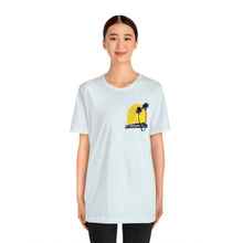 Load image into Gallery viewer, Unisex Tee: DH Palms Sunset_Front & Back Print