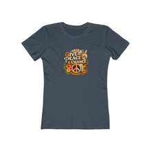 Load image into Gallery viewer, Women's Tee: Give Peace a Chance