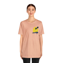 Load image into Gallery viewer, Unisex Tee: DH Palms Sunset_Front & Back Print