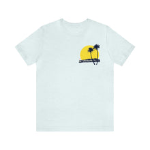 Load image into Gallery viewer, Unisex Tee: DH Palms Sunset_Front & Back Print