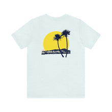 Load image into Gallery viewer, Unisex Tee: DH Palms Sunset_Front & Back Print