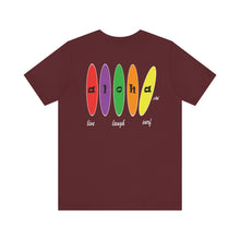 Load image into Gallery viewer, Unisex Tee: Aloha Boards_Back Print