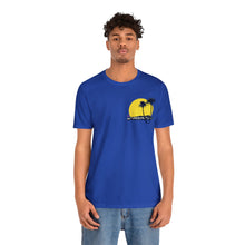 Load image into Gallery viewer, Unisex Tee: DH Palms Sunset_Front & Back Print