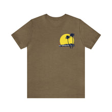 Load image into Gallery viewer, Unisex Tee: DH Palms Sunset_Front & Back Print