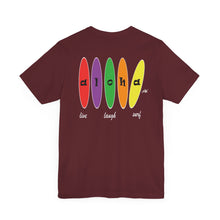 Load image into Gallery viewer, Unisex Tee: Aloha Boards_Back Print