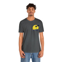 Load image into Gallery viewer, Unisex Tee: DH Palms Sunset_Front & Back Print