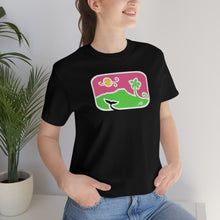 Load image into Gallery viewer, Unisex Tee: Diamond Head Dancing Whale in Color
