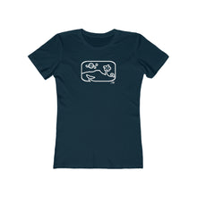 Load image into Gallery viewer, Women's Tee: Diamond Head Dancing Whale