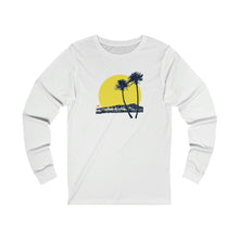 Load image into Gallery viewer, Unisex Long Sleeve Tee: DH Palms Sunset_Front Print