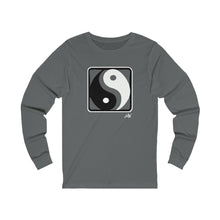 Load image into Gallery viewer, Unisex Long Sleeve Tee: Yin Yang_Front Print