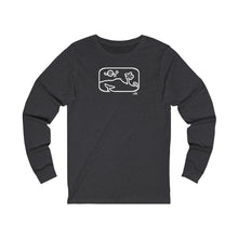 Load image into Gallery viewer, Unisex Long Sleeve Tee: DH Dancing Whale_Front Print