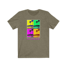 Load image into Gallery viewer, Unisex Tee: Diamond Head Palms PopArt