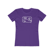 Load image into Gallery viewer, Women's Tee: Diamond Head Dancing Whale
