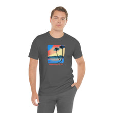 Load image into Gallery viewer, Unisex Tee: Diamond Head Palms Comic