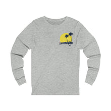 Load image into Gallery viewer, Unisex Long Sleeve Tee: DH Palms Sunset_Front & Back Print