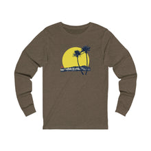 Load image into Gallery viewer, Unisex Long Sleeve Tee: DH Palms Sunset_Front Print