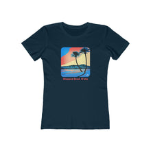 Load image into Gallery viewer, Women's Tee: Diamond Head Palms Comic