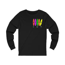 Load image into Gallery viewer, Unisex Long Sleeve Tee: Aloha Boards_Front & Back Print