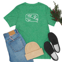 Load image into Gallery viewer, Unisex Tee: Diamond Head Dancing Whale