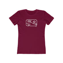 Load image into Gallery viewer, Women's Tee: Diamond Head Dancing Whale
