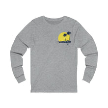 Load image into Gallery viewer, Unisex Long Sleeve Tee: DH Palms Sunset_Front & Back Print