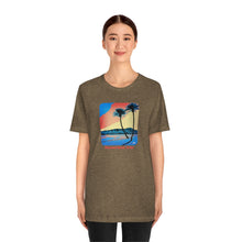 Load image into Gallery viewer, Unisex Tee: Diamond Head Palms Comic