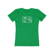 Load image into Gallery viewer, Women's Tee: Diamond Head Dancing Whale