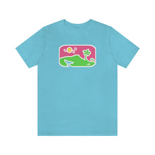 Load image into Gallery viewer, Unisex Tee: Diamond Head Dancing Whale in Color