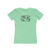 Load image into Gallery viewer, Women's Tee: Diamond Head Dancing Whale