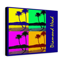 Load image into Gallery viewer, Diamond Head Palms PopArt on Canvas - 3 sizes