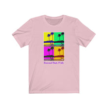 Load image into Gallery viewer, Unisex Tee: Diamond Head Palms PopArt