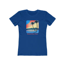 Load image into Gallery viewer, Women's Tee: Diamond Head Palms Comic