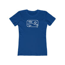 Load image into Gallery viewer, Women's Tee: Diamond Head Dancing Whale