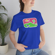 Load image into Gallery viewer, Unisex Tee: Diamond Head Dancing Whale in Color