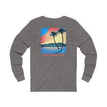 Load image into Gallery viewer, Unisex Long Sleeve Tee: DH Palms Comic_Front & Back Print