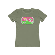 Load image into Gallery viewer, Women's Tee: Diamond Head Dancing Whale in Color
