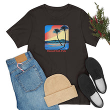 Load image into Gallery viewer, Unisex Tee: Diamond Head Palms Comic