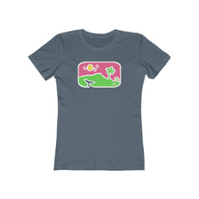Load image into Gallery viewer, Women's Tee: Diamond Head Dancing Whale in Color