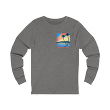 Load image into Gallery viewer, Unisex Long Sleeve Tee: DH Palms Comic_Front & Back Print