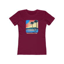 Load image into Gallery viewer, Women's Tee: Diamond Head Palms Comic
