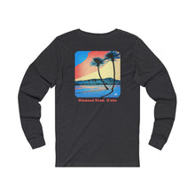 Load image into Gallery viewer, Unisex Long Sleeve Tee: DH Palms Comic_Front & Back Print