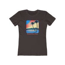 Load image into Gallery viewer, Women's Tee: Diamond Head Palms Comic